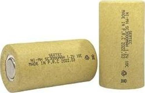 Büro Ev Ofis Atölye için Ni-Mh Kağıtlı Şarjlı 1.2V SC 3000MAH 10C Başsız Pil
