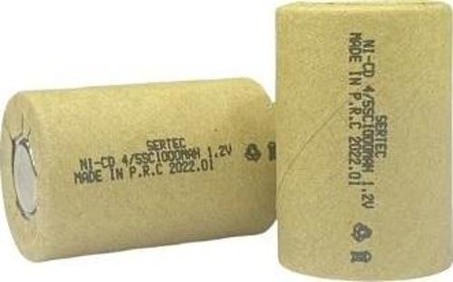 Büro Ev Ofis Atölye için Ni-Cd Kağıtlı Şarjlı 1.2V 4/5 SC 1000MAH 3C Başsız Pil