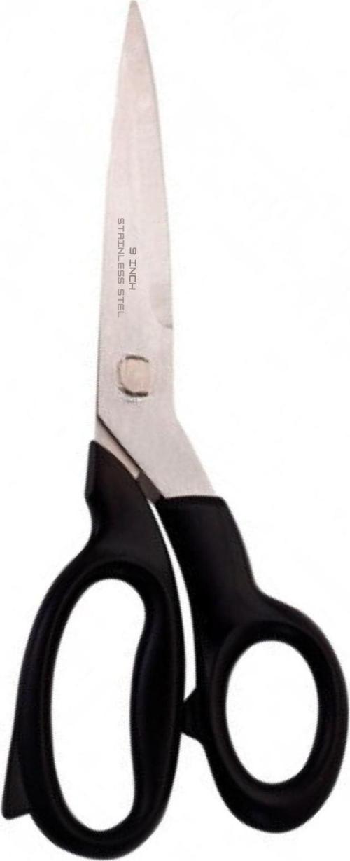 Büro Ev Ofis Hobi için 23CM Siyah Plastik Saplı kolay Kesim Makası