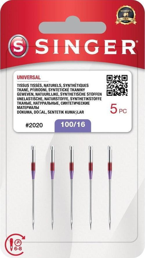 Büro Ev Ofis Hobi Dikiş Atölyesi için 5ADET No16 Dikiş Makinesi İğnesi