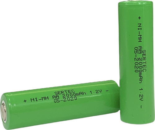 Büro Ev Ofis Atölye için Ni-Mh Şarjlı 1.2V 2000MAH AA Başsız Flat Head Pil