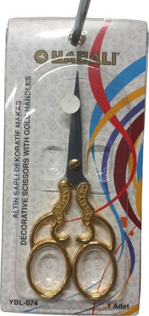 Büro Ev Ofis Hobi Dikiş Atölyesi için Tasarım Golden Saplı Nakış Makası