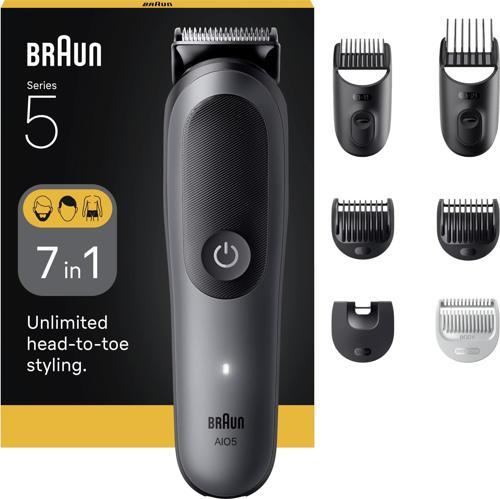 Hepsi Bir Arada Series 5, 7’si 1 arada Tıraş Kiti, Keskin Bıçak, Vücut Tıraşı AIO5520