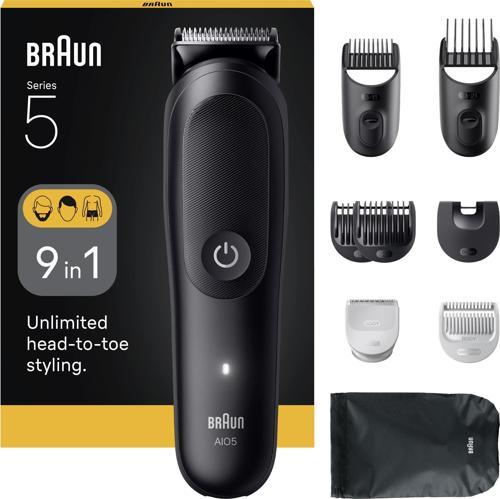 Hepsi Bir Arada Series 5, 9’u 1 arada Tıraş Kiti, Keskin Bıçak, Vücut Tıraşı AIO5540