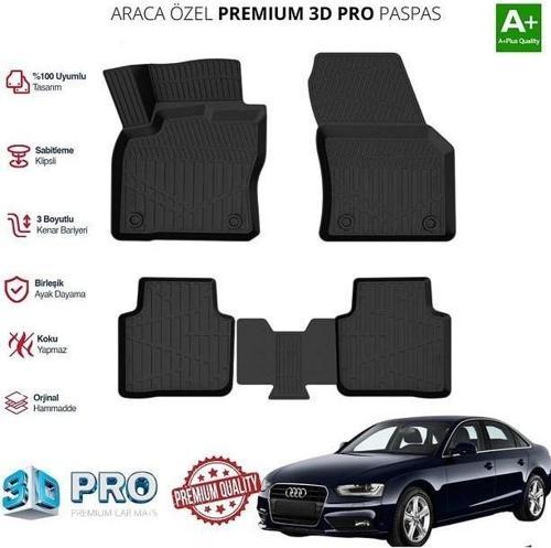 AUDİ A4 ARACA ÖZEL 3D PASPAS 2011 2012 2013 2014 2015 2016