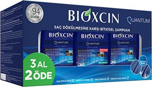 Quantum Şampuan 3 Al 2 Öde Yağlı Saçlar Için 3x300 Ml - Ince Telli Saçlar Için Dökülme Şampuanı
