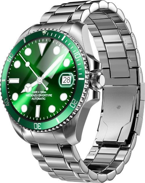 V0525 316L Paslanmaz Çelik, Döner Bezel, Bt Call, Spor Sağlık, IP68 Profesyonel Akıllı Saat