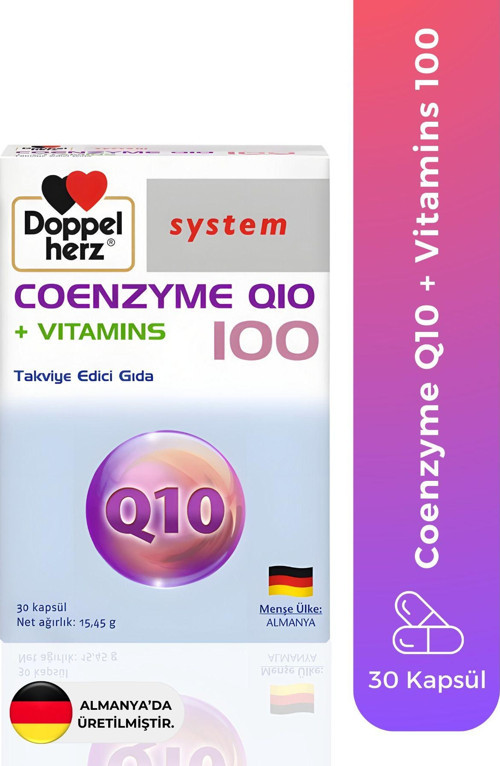 Koenzim Q10 + Vitamins 100 Mg 30 Kapsül