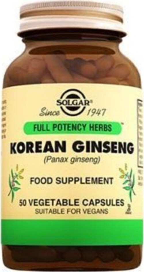 Korean Ginseng (Panax Ginseng) 50 Kapsül