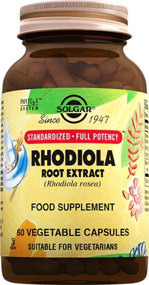 Rhodiola Root Extract 60 Kapsül (Rodiola Radiola Rhadiola)