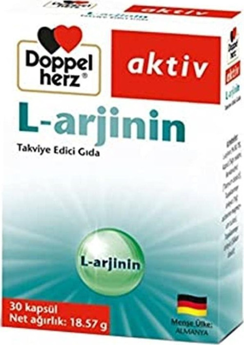 Aktiv L-Arjinin 30 Kapsül Aromasız Renkli