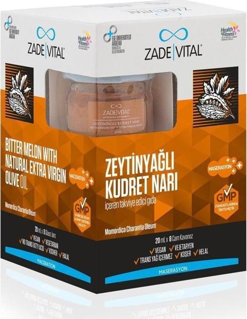 Zeytinyağlı Kudret Narı 20 Ml X 8 Cam Kavanoz