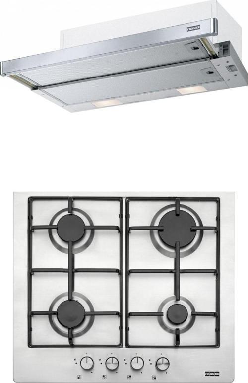 Sürgülü Aspiratör FTC 6032 GR XS V2 600 Inox 315.0547.796/ Smart Linear FHNL 604 4G XS E Inox 106.0489.620 OCAK 2'Lİ  ANKSTRE SET