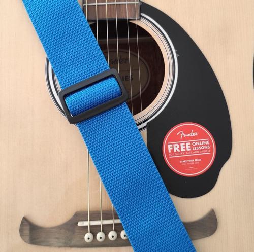 Rj100Bl Gitar Askısı Polipropilen Deri Başlı