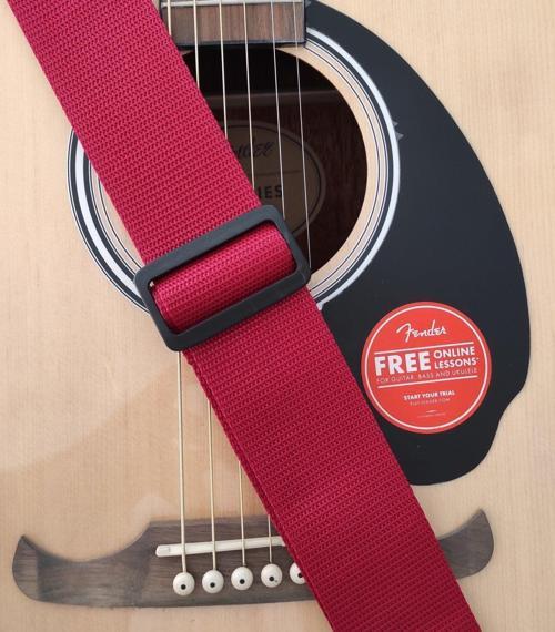 Rj100Rd Gitar Askısı Polipropilen Deri Başlı