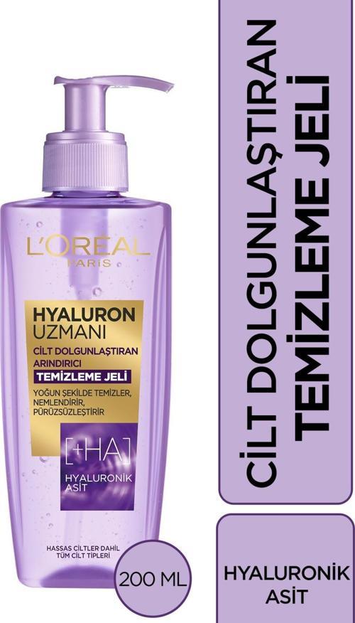 Hyaluron Uzmanı Cilt Dolgunlaştıran, Arındırıcı Yüz Temizleme Jeli, Hyaluronik Asit 200 ml