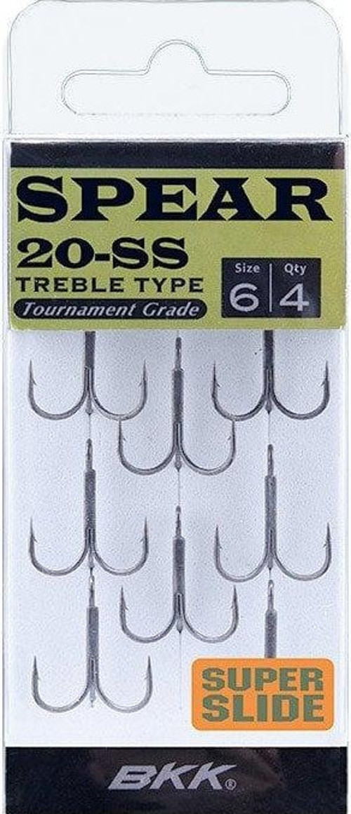 Spear-20 SS Üçlü Olta İğnesi 10 8 Pcs