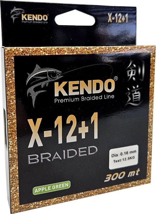 X-12+1 Braided 300m Apple Green Örgü İp 0,14 mm