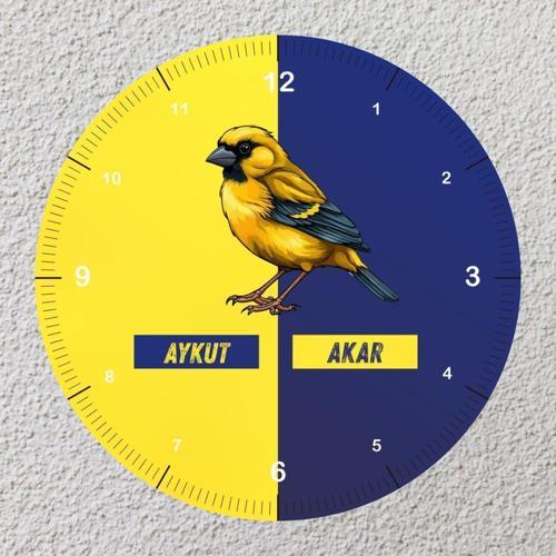Taraftarlara Özel Cam Duvar Saati – Takım Ruhunu Duvarlara Taşı!