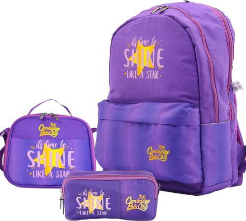 Star Çift Ana Bölmeli Unisex Çocuk İlkokul Çanta Set