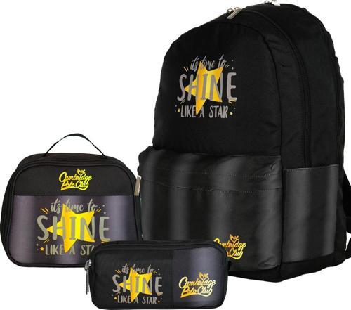 Star Çift Ana Bölmeli Unisex Çocuk İlkokul Çanta Set