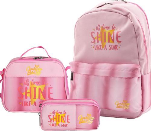 Star Çift Ana Bölmeli Unisex Çocuk İlkokul Çanta Set