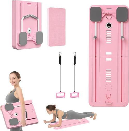 Evde Spor İçin Pilates ve Egzersiz Aleti – Core, Kalça, Karın, Bel ve Kol Antrenmanına Uygun Çok Amaçlı Tahta