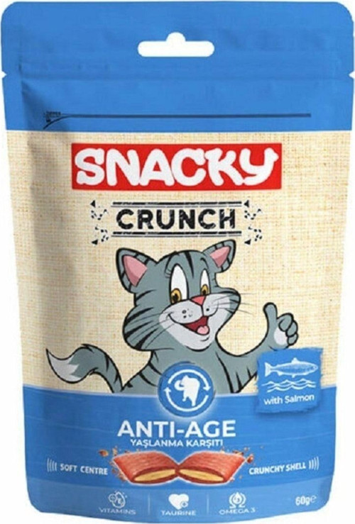 Kedi Crunch Ödül Anti- Age Somonlu X 4 Adet