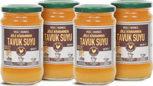 Jöle Kıvamında Tavuk Suyu 320 Ml X 4 Adet