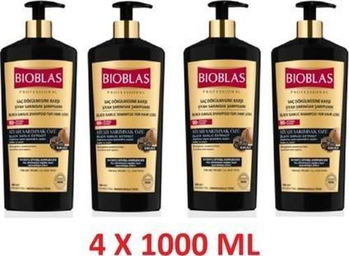 Siyah Sarımsak Şampuanı 1000 ml 4'lü Set (4lü)