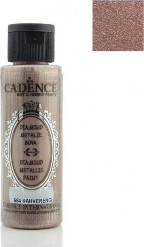Diamond Metalik Boya - 684 Kahverengi 70ml