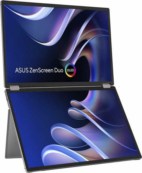ZenScreen Duo OLED MQ149CD 14" 60Hz 1Ms mHDMI+USB-C HDR FullHD+ OLED Taşınabilir Monitör