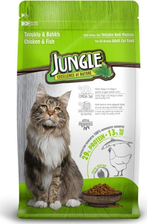 Tavuk Balıklı Yetişkin Kedi Maması 500gr