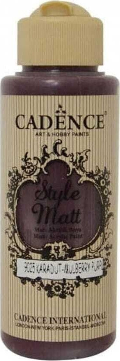Style Matt Akrilik Boya 120 ml - Karadut 9025