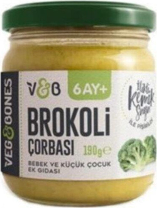Aşçıbaşı Veg Bones Brokoli Çorbası 6 Ay Üstü Bebekler