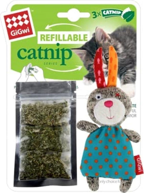 7055 Catnipli Tavşan Kedi Oyuncağı