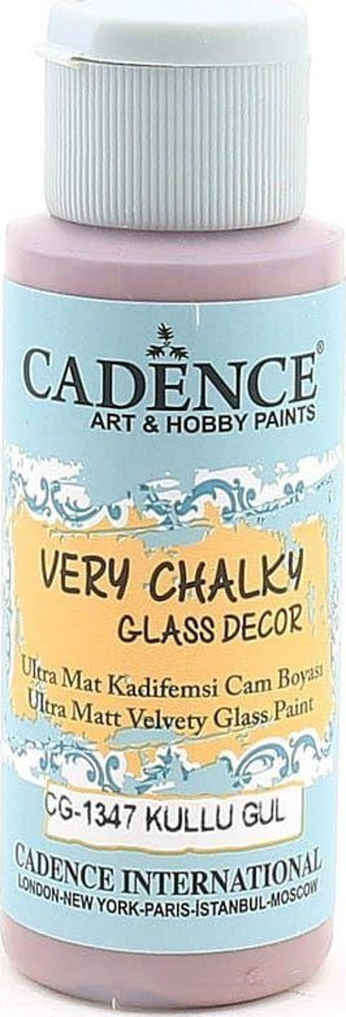 Very Chalky Glass Decor Cam Boyası - CG 1347 Küllü Gül