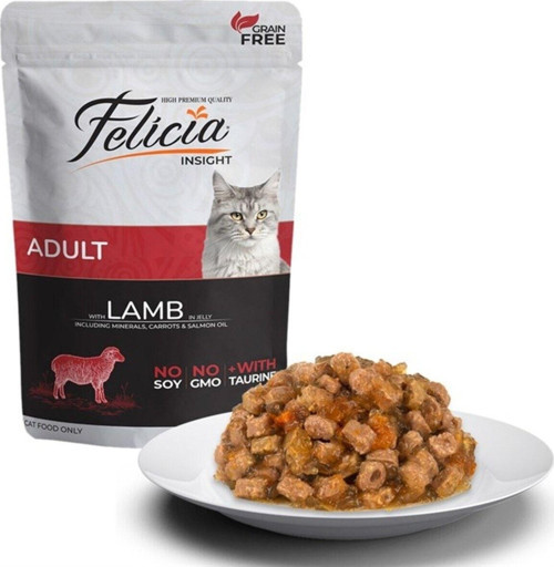 Yaş Kedi Maması Tahılsız Kuzulu 85 gr