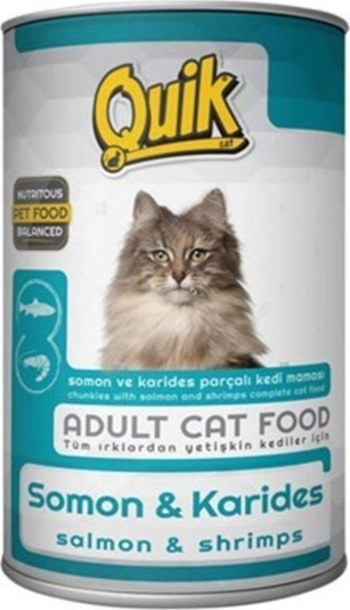 Somon-karidesli Kedi Konservesi 415gr X 24 Adet