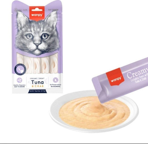 Ton Balıklı Ve Yengeçli Sıvı Kedi Ödül Maması 14gr (5’li)