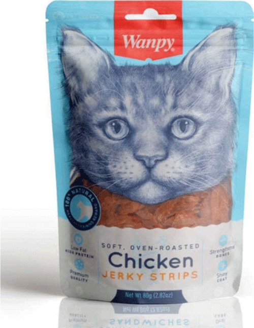 Wanpy Oven Roasted Tavuklu Yumuşak Taneli Kedi Ödülü 80 gr