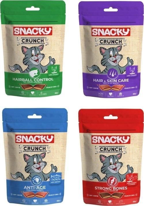 Crunch 4 Çeşit Karma Kedi Ödülü 60 Gr. X 4 Adet