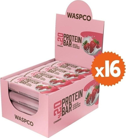 Çilekli Protein Bar 40gr X 16 Adet