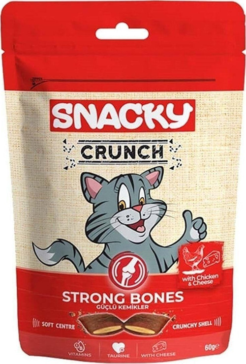 Crunch Strong Tavuk Peynir Kedi Ödülü 60 gr X 5 Adet