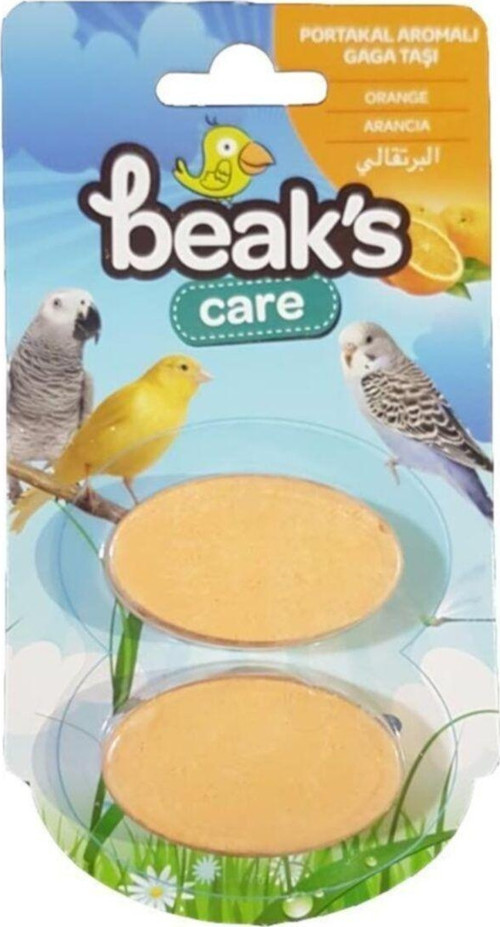 Beak's Portakal Aromalı Kuş Gaga Taşı - Ikili