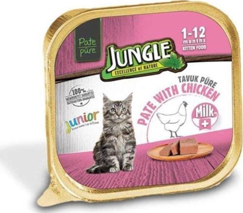 Yavru Kedi 100 Sütlü/tavuk Pate Ezme 32li