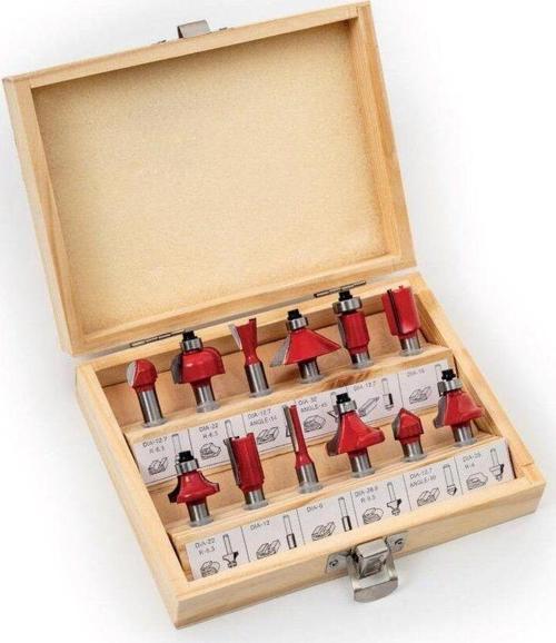2318 Ahşap 8 Mm Freze Uç Seti 12 Parça