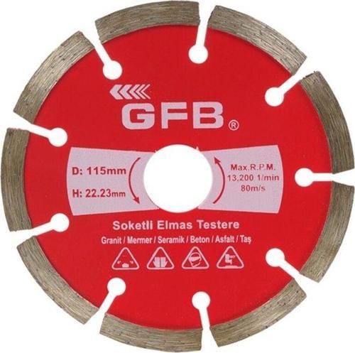 2388 Beton-Mermer-Granit Kesici 115 Mm Soketli Elmas Testere - 2 Adet