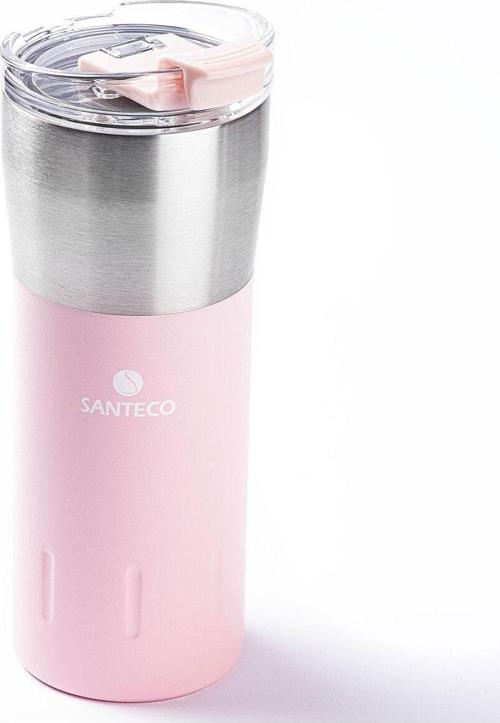 Santeco Çift Katmanlı Paslanmaz Çelik Termos Bardak 500ml Pembe