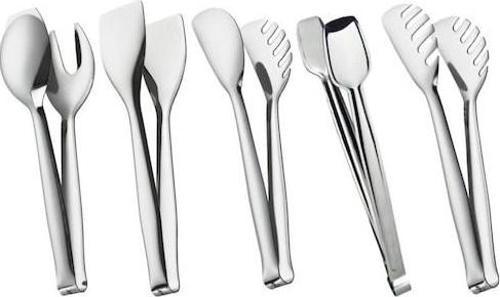 5'li Çelik Maşa Seti (Pasta Maşa+Makarna Maşa+Servis Maşa+Salata Maşa+Izgara Maşa 28cm)